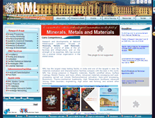 Tablet Screenshot of nmlindia.org